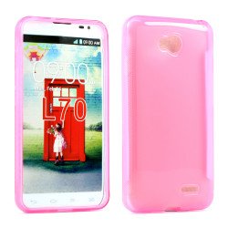 LG Optimus L70 Exceed 2 TPU Gel Case (Pink)